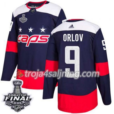 Washington Capitals tröja Dmitry Orlov 9 2018 Stanley Cup Final Patch Adidas Stadium Series Authentic - NHL Tröjor Herr Washington Capitals tröja Dmitry Orlov 9 2018 Stanley Cup Final Patch Adidas Stadium Series Authentic - NHL Tröjor Herr